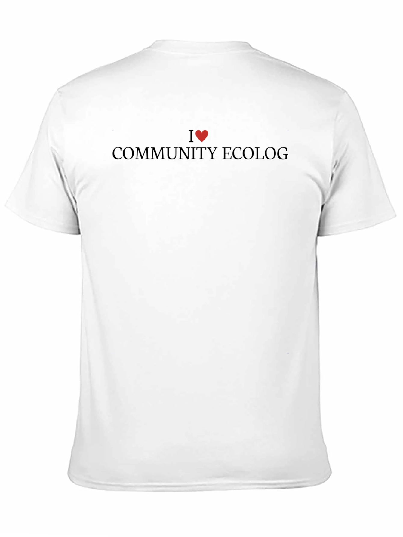 I Heart Community Ecology Black T-Shirt