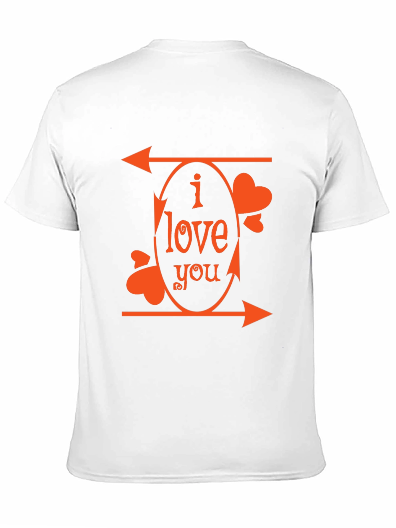 I Love You Arrows Graphic Tee - Black