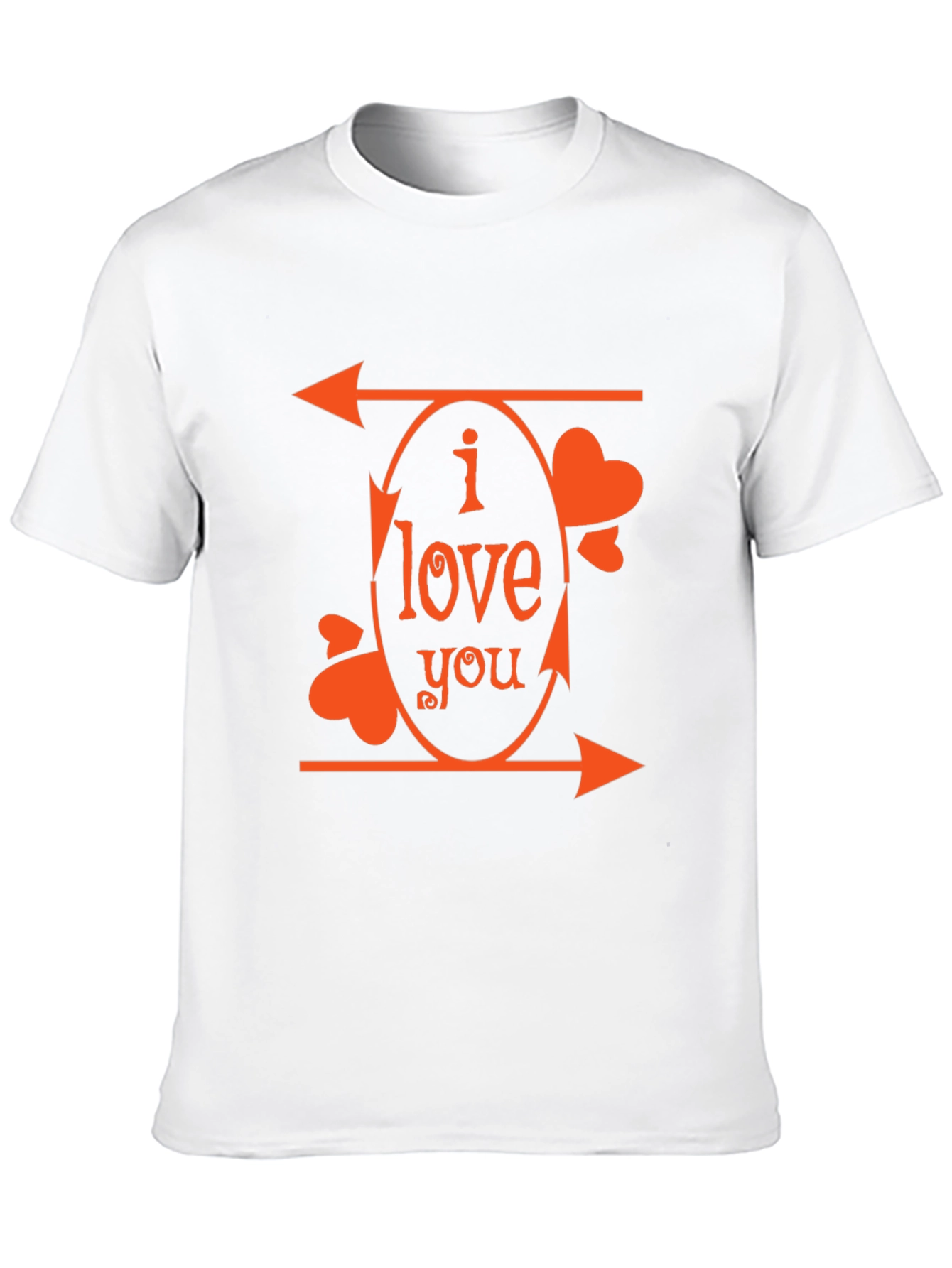 I Love You Arrows Graphic Tee - Black