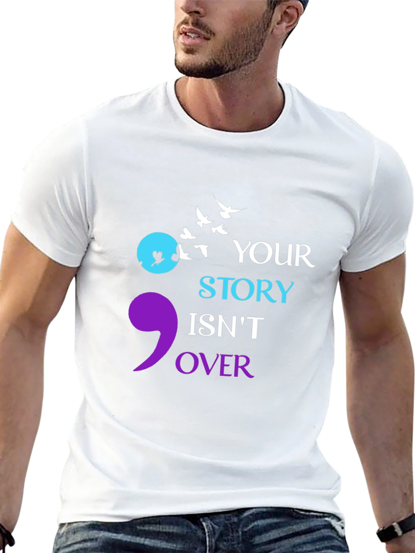 Semicolon Your Story Isnt Over T-Shirt