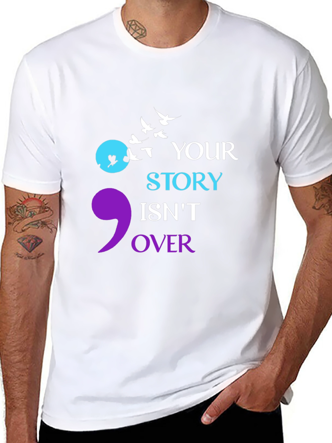 Semicolon Your Story Isnt Over T-Shirt