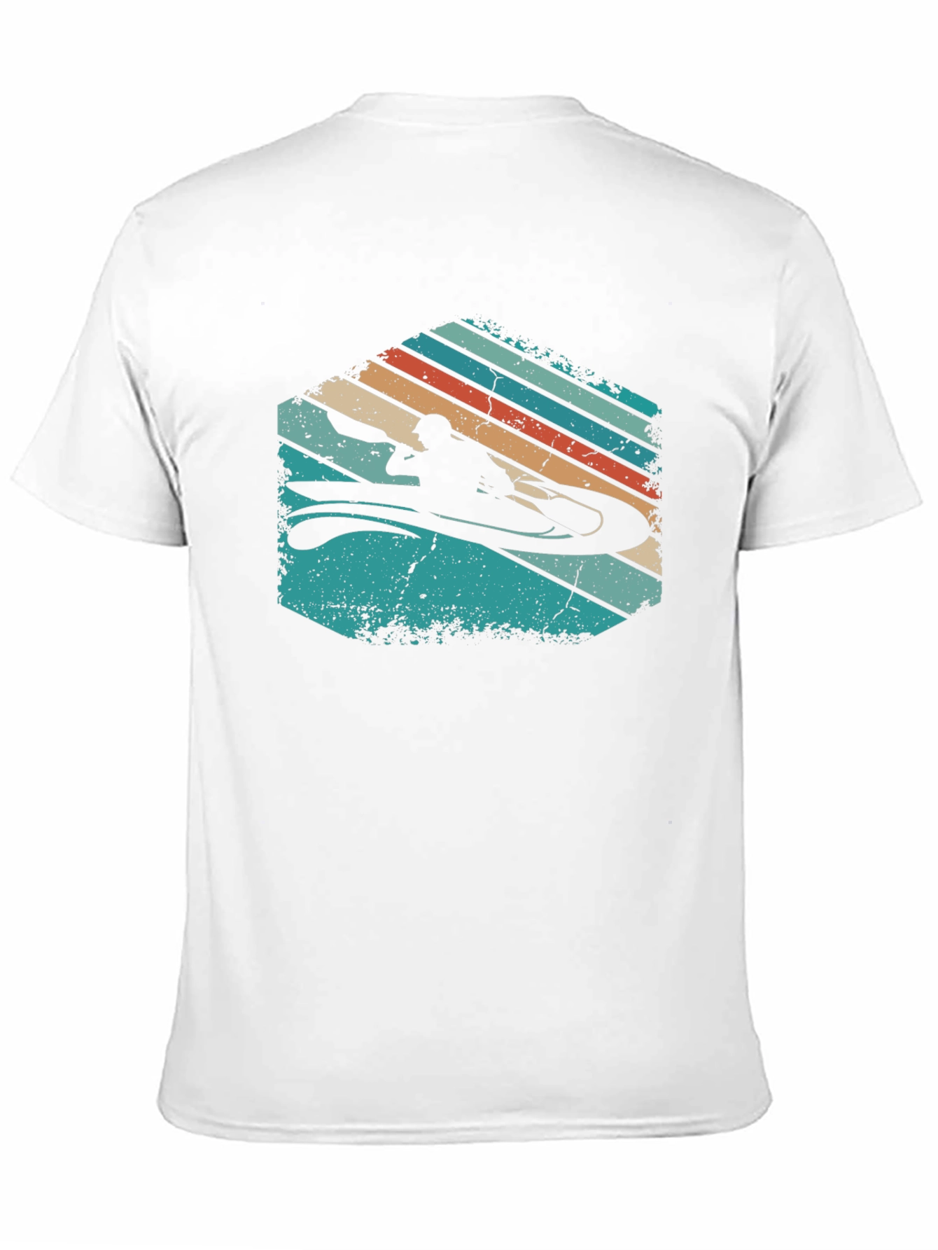 Retro Kayak T-Shirt - Adventure Ready
