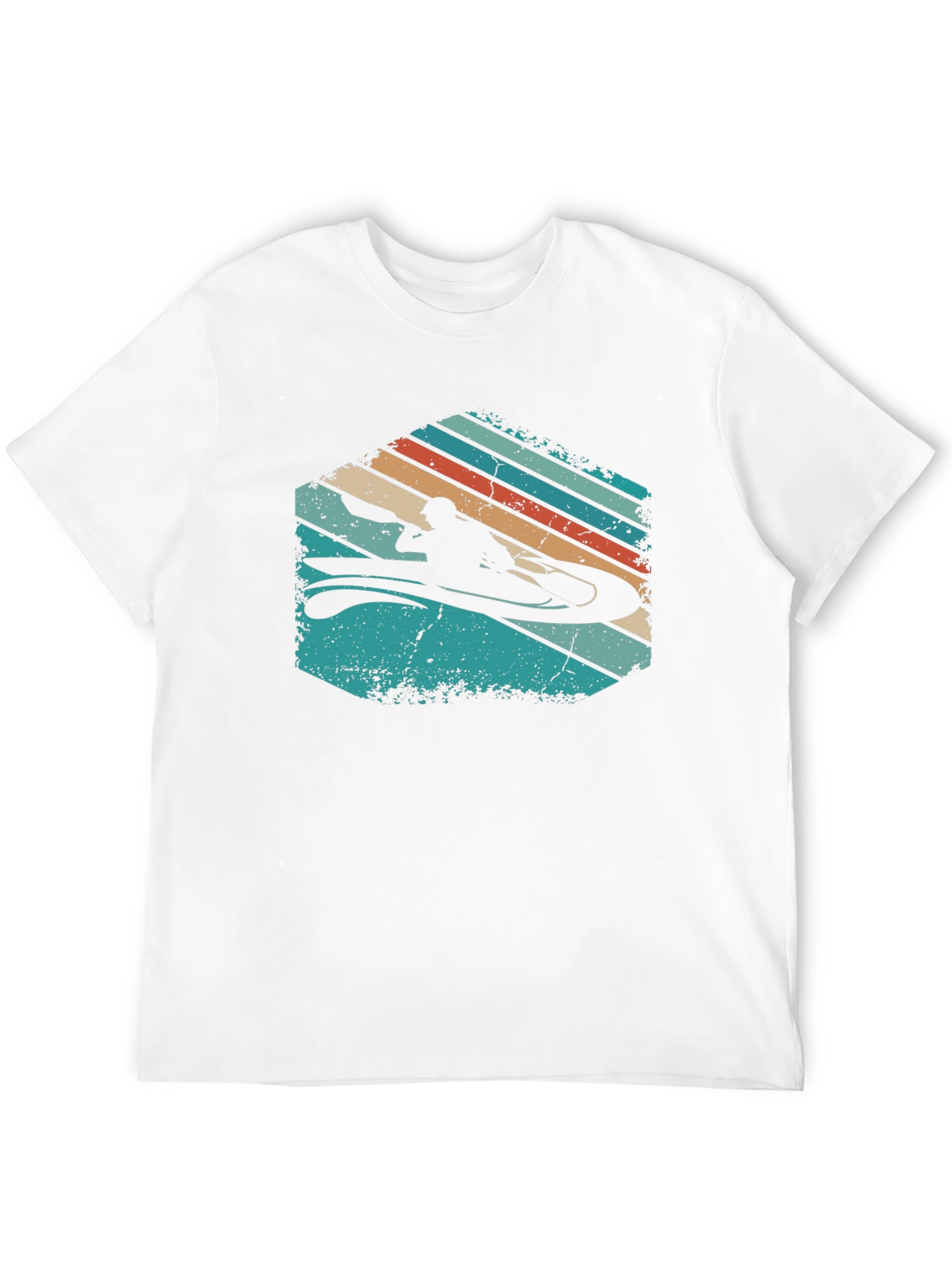 Retro Kayak T-Shirt - Adventure Ready