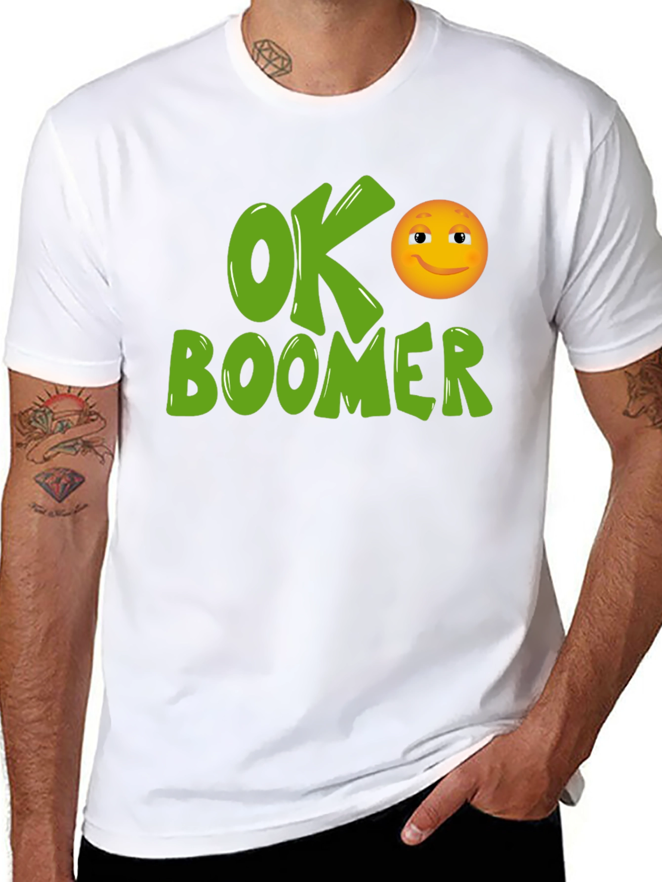 Ok Boomer T-Shirt - Funny Sarcastic Meme Tee