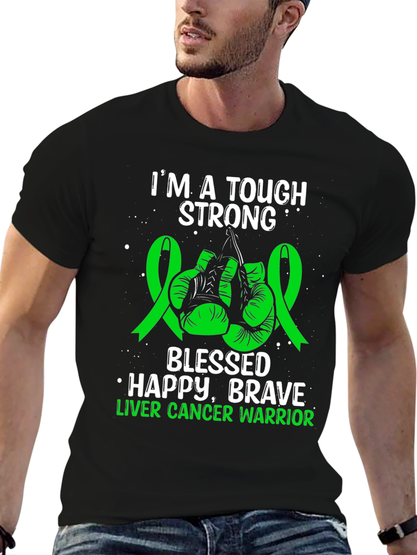 Tough Strong Liver Cancer Warrior T-Shirt