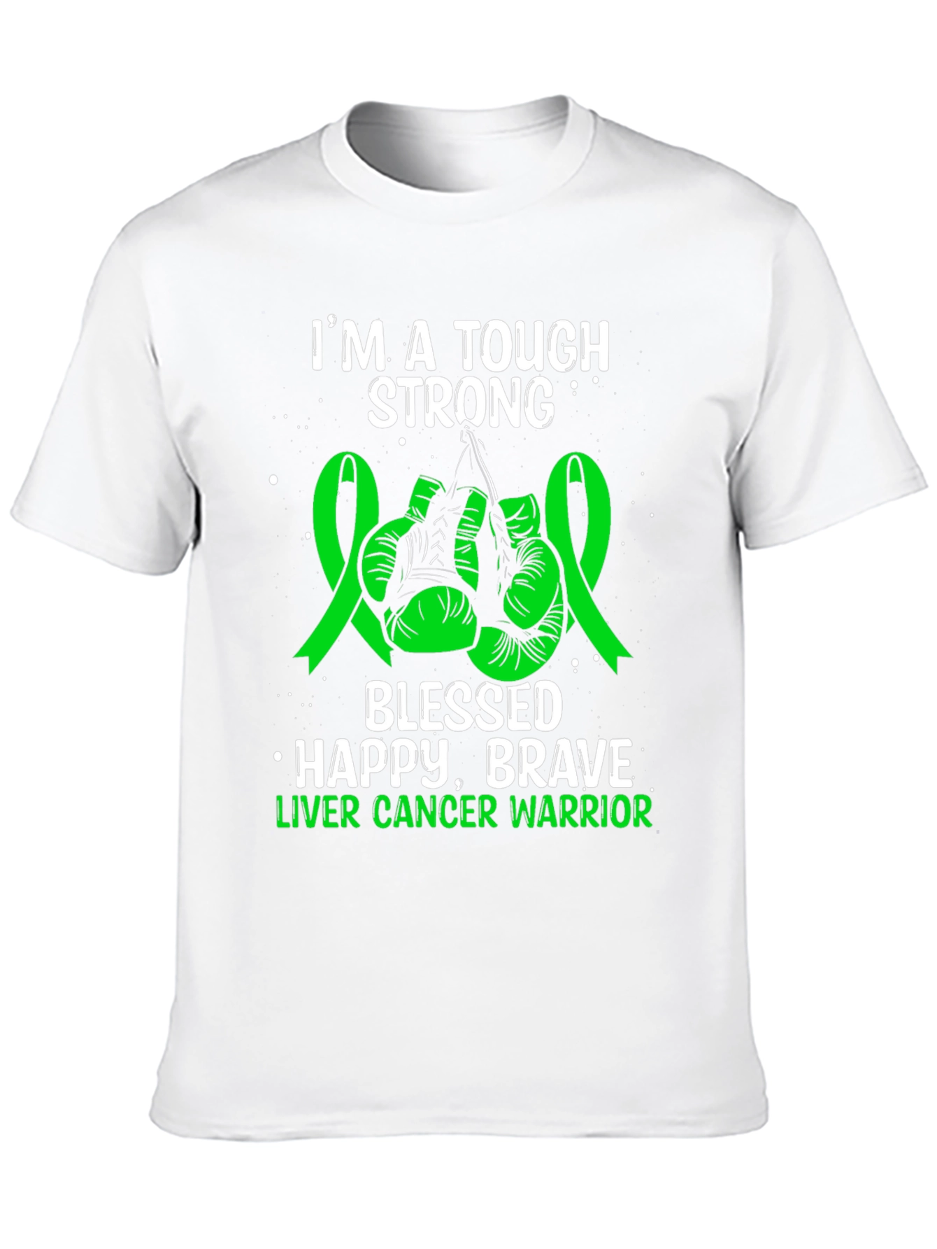 Tough Strong Liver Cancer Warrior T-Shirt