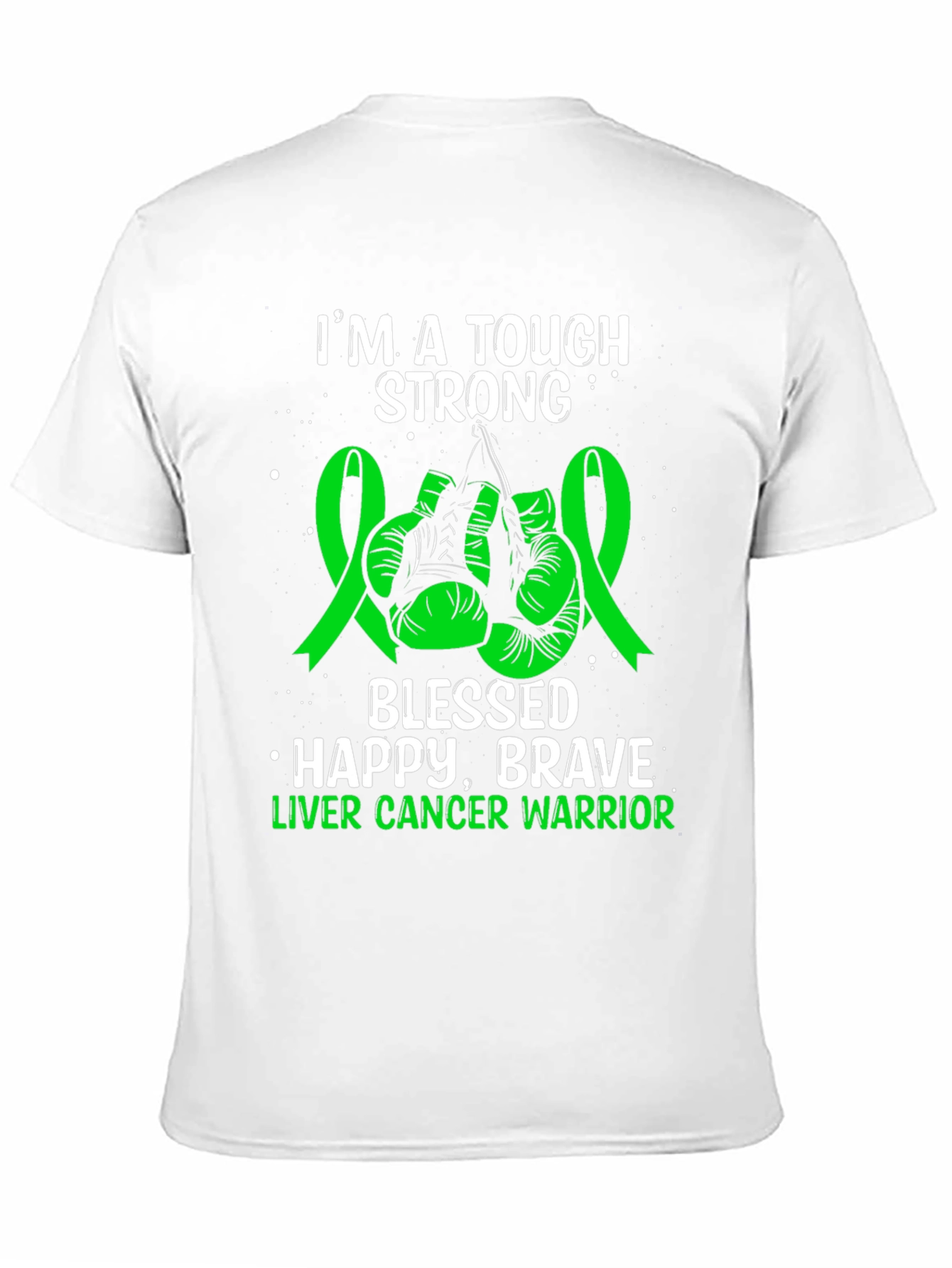 Tough Strong Liver Cancer Warrior T-Shirt