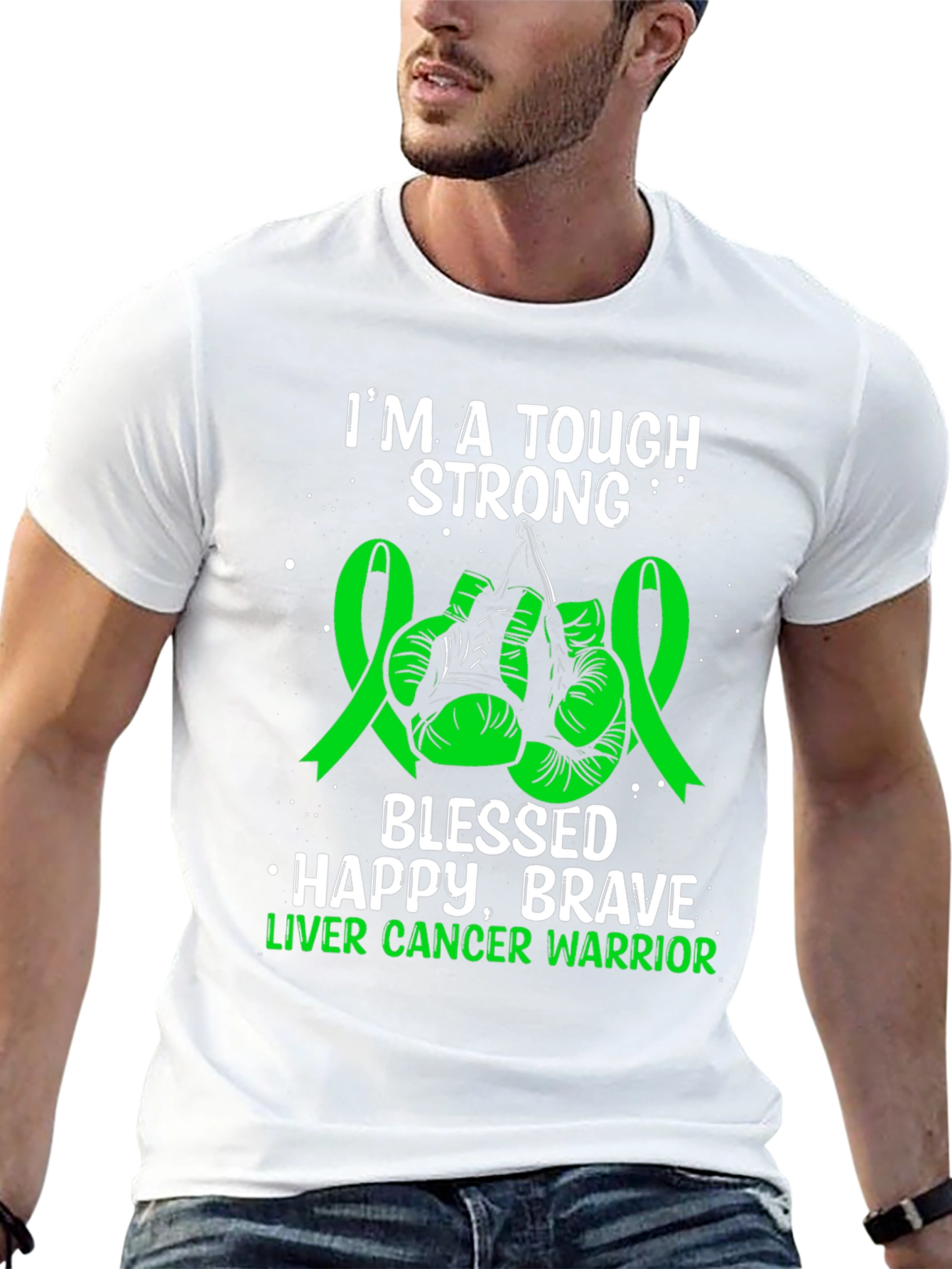 Tough Strong Liver Cancer Warrior T-Shirt