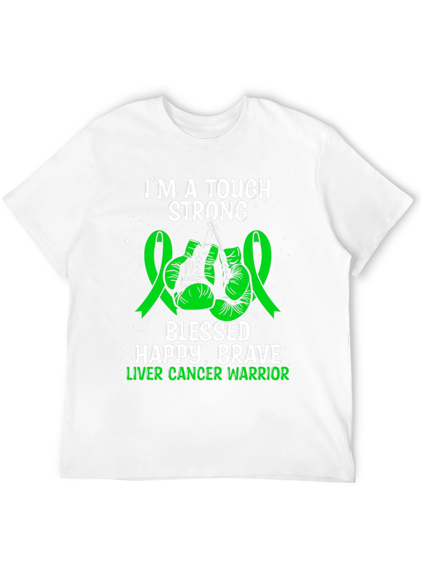 Tough Strong Liver Cancer Warrior T-Shirt