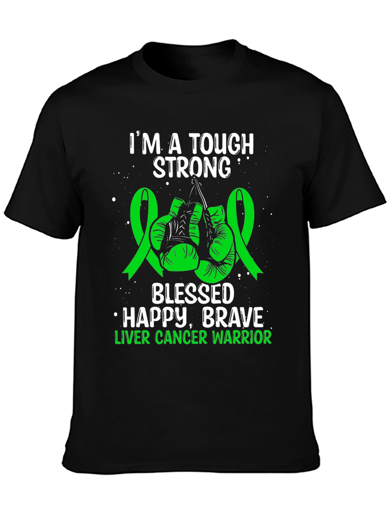 Tough Strong Liver Cancer Warrior T-Shirt