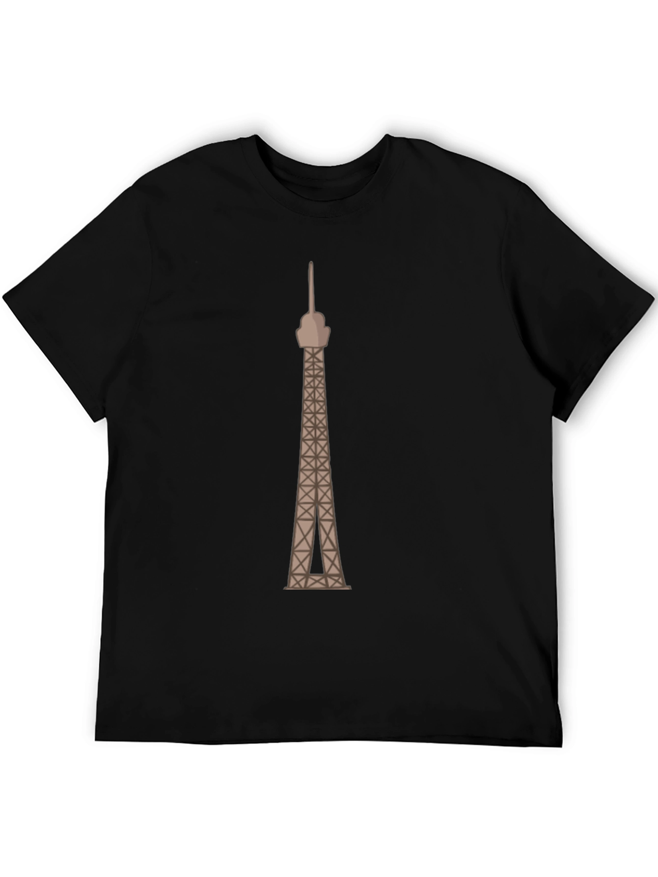 Eiffel Tower Graphic Tee - Cool Cityscape Shirt