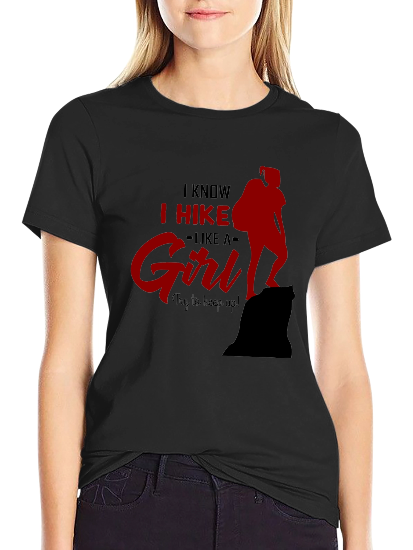 I Hike Like A Girl T-Shirt