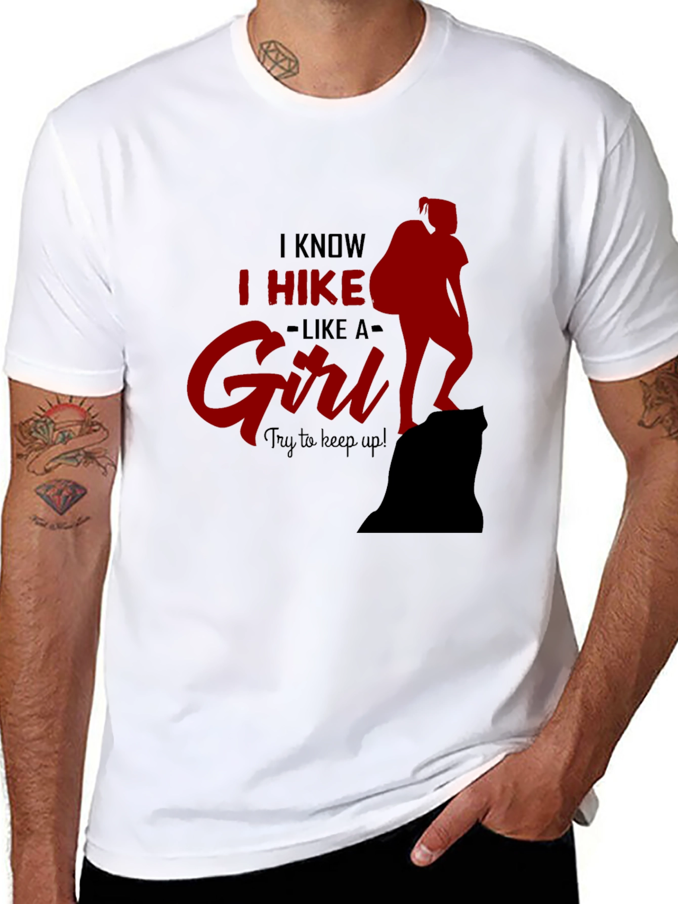 I Hike Like A Girl T-Shirt