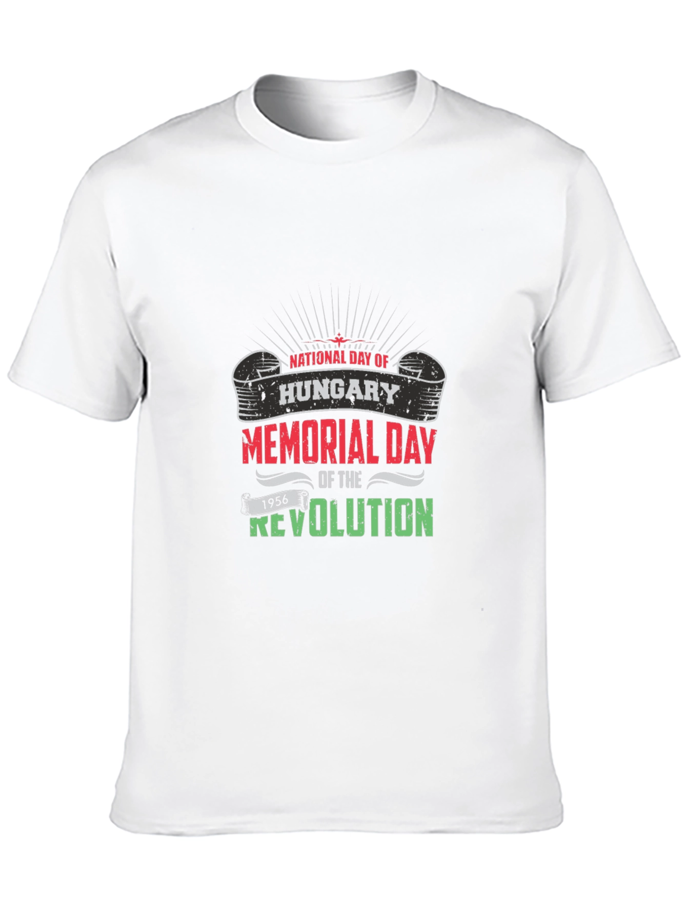 Hungary Memorial Day Revolution Black T-Shirt