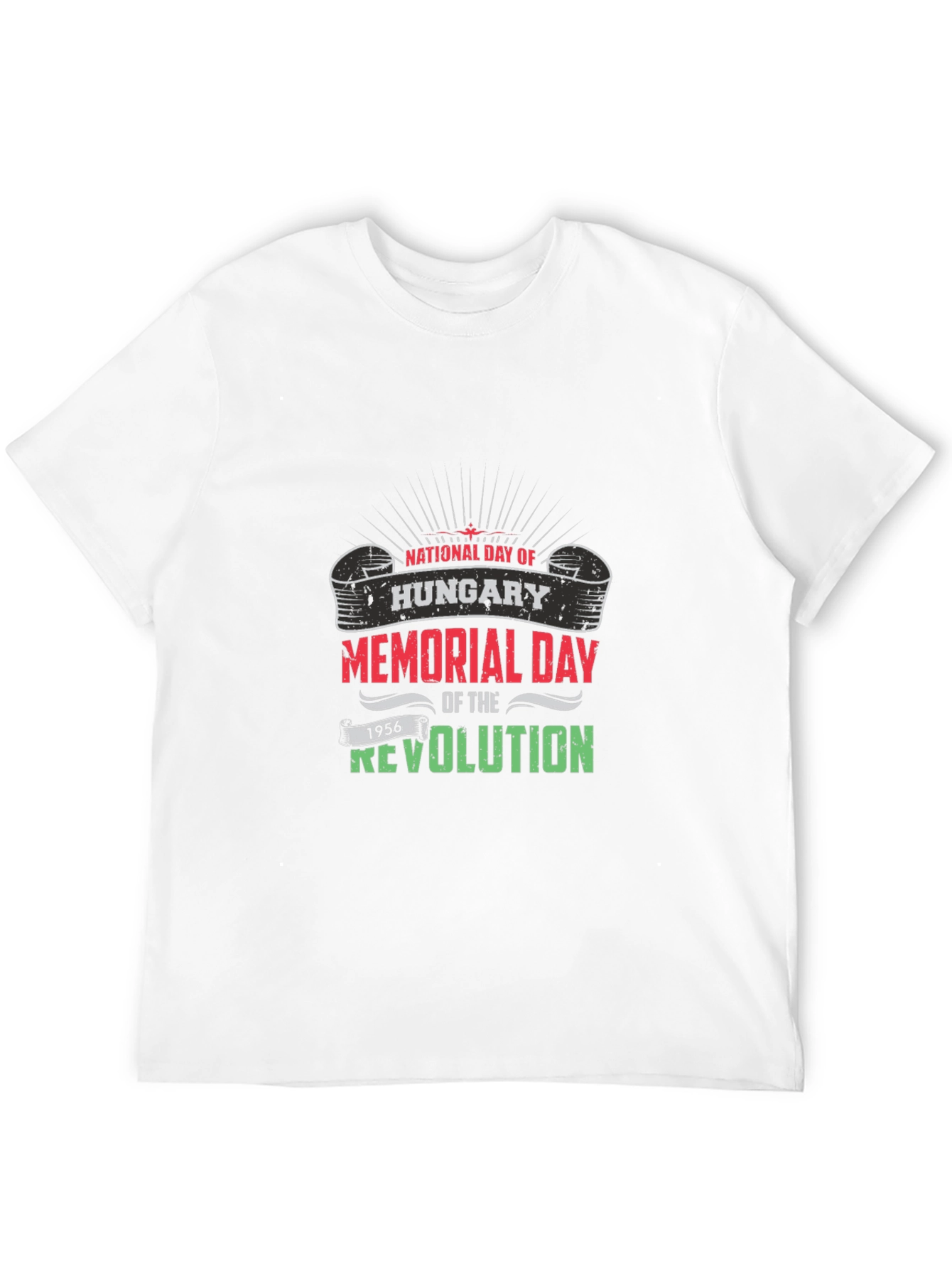 Hungary Memorial Day Revolution Black T-Shirt