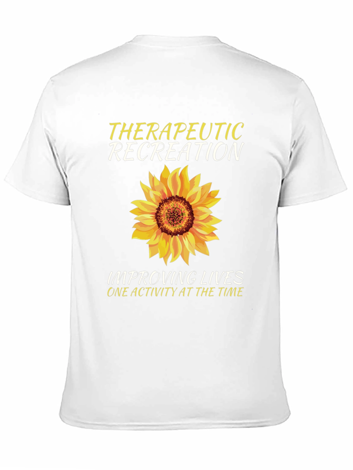 Therapeutic Recreation Sunflower Graphic T-Shirt