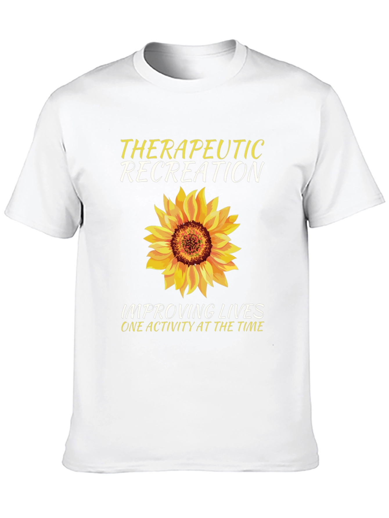 Therapeutic Recreation Sunflower Graphic T-Shirt