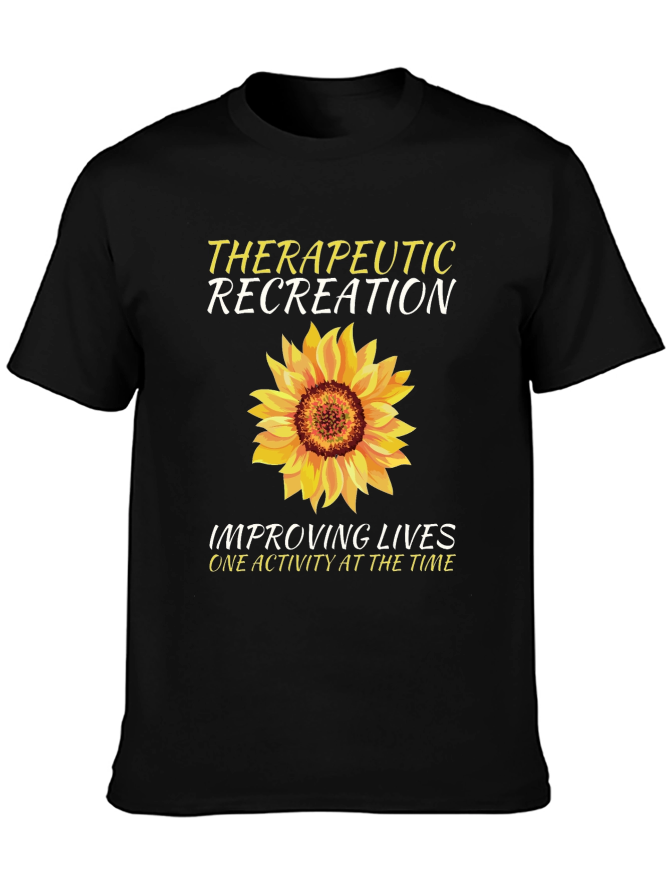Therapeutic Recreation Sunflower Graphic T-Shirt