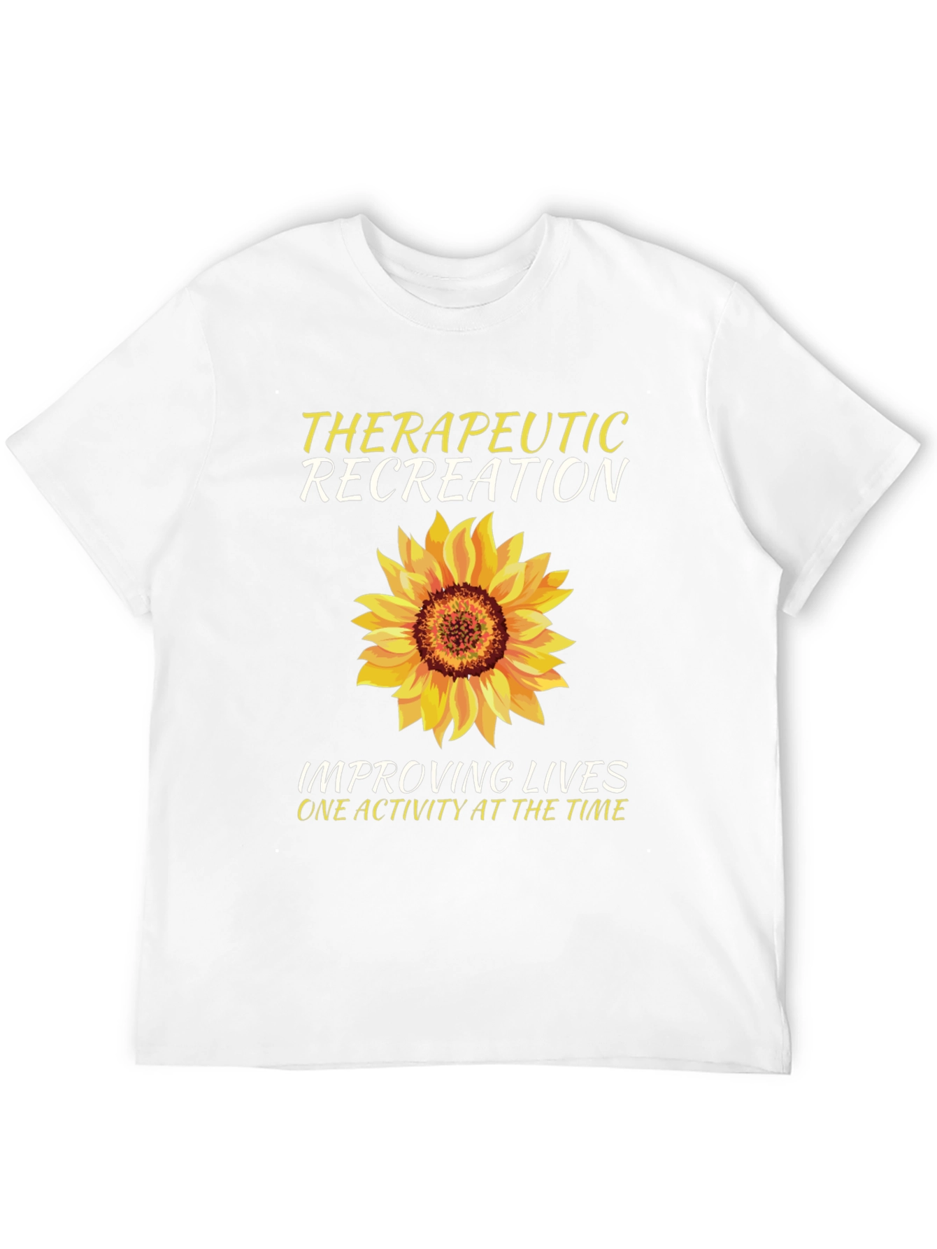 Therapeutic Recreation Sunflower Graphic T-Shirt