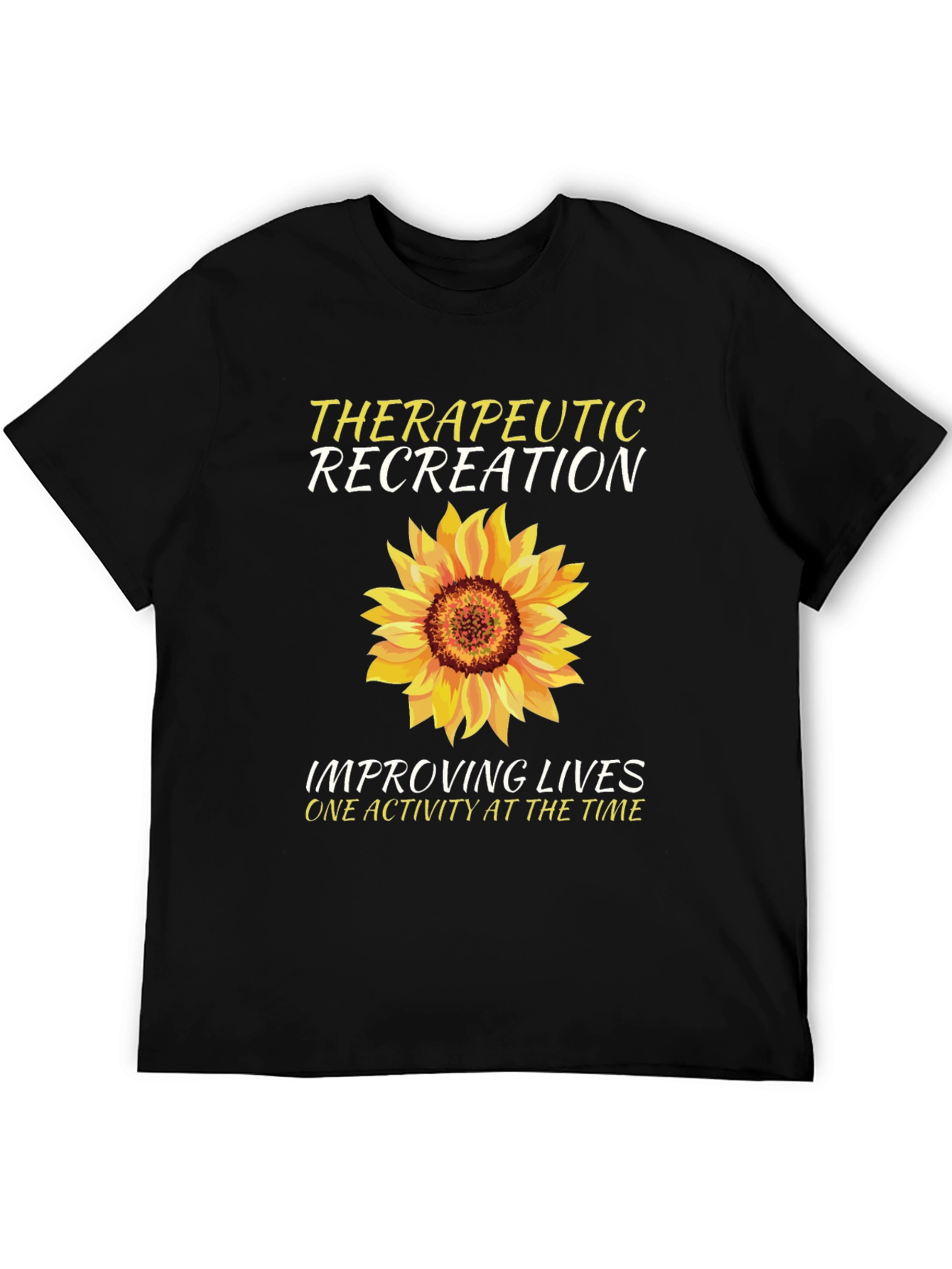 Therapeutic Recreation Sunflower Graphic T-Shirt