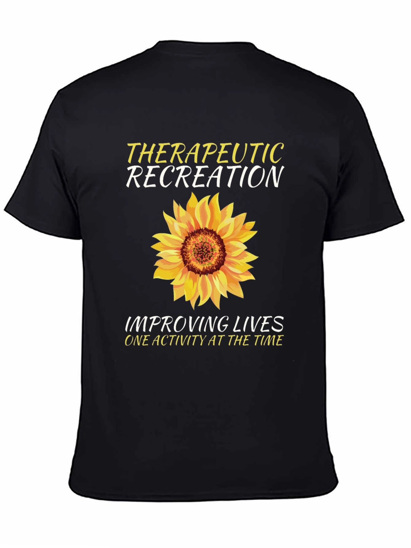 Therapeutic Recreation Sunflower Graphic T-Shirt