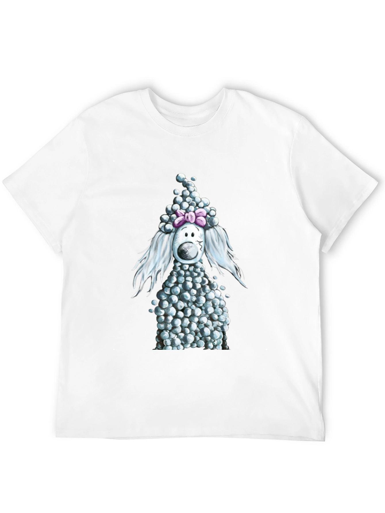 Poodle Bubble T-Shirt - Cute Cartoon Dog Tee