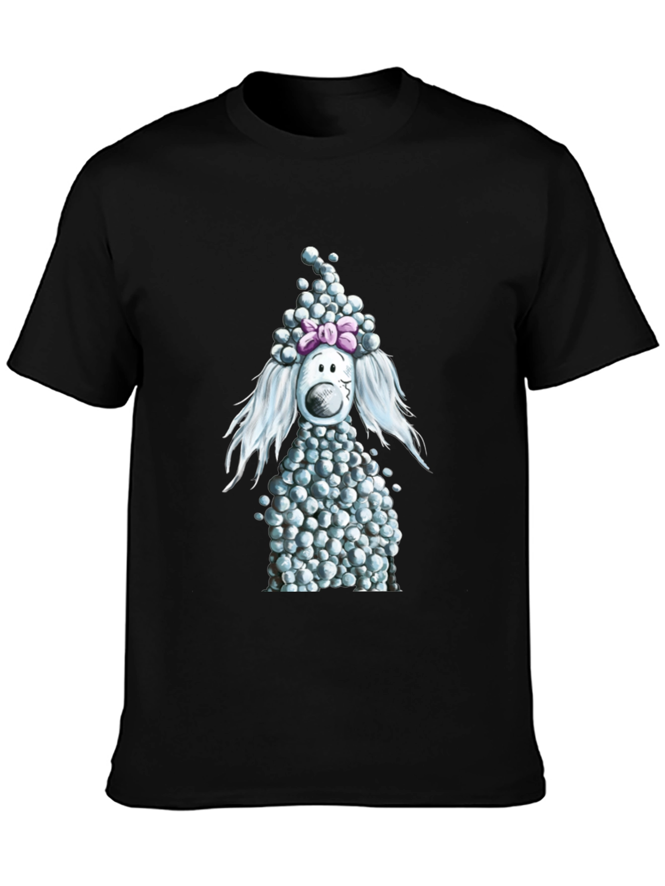 Poodle Bubble T-Shirt - Cute Cartoon Dog Tee