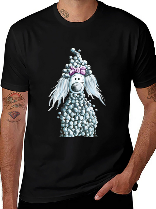Poodle Bubble T-Shirt - Cute Cartoon Dog Tee