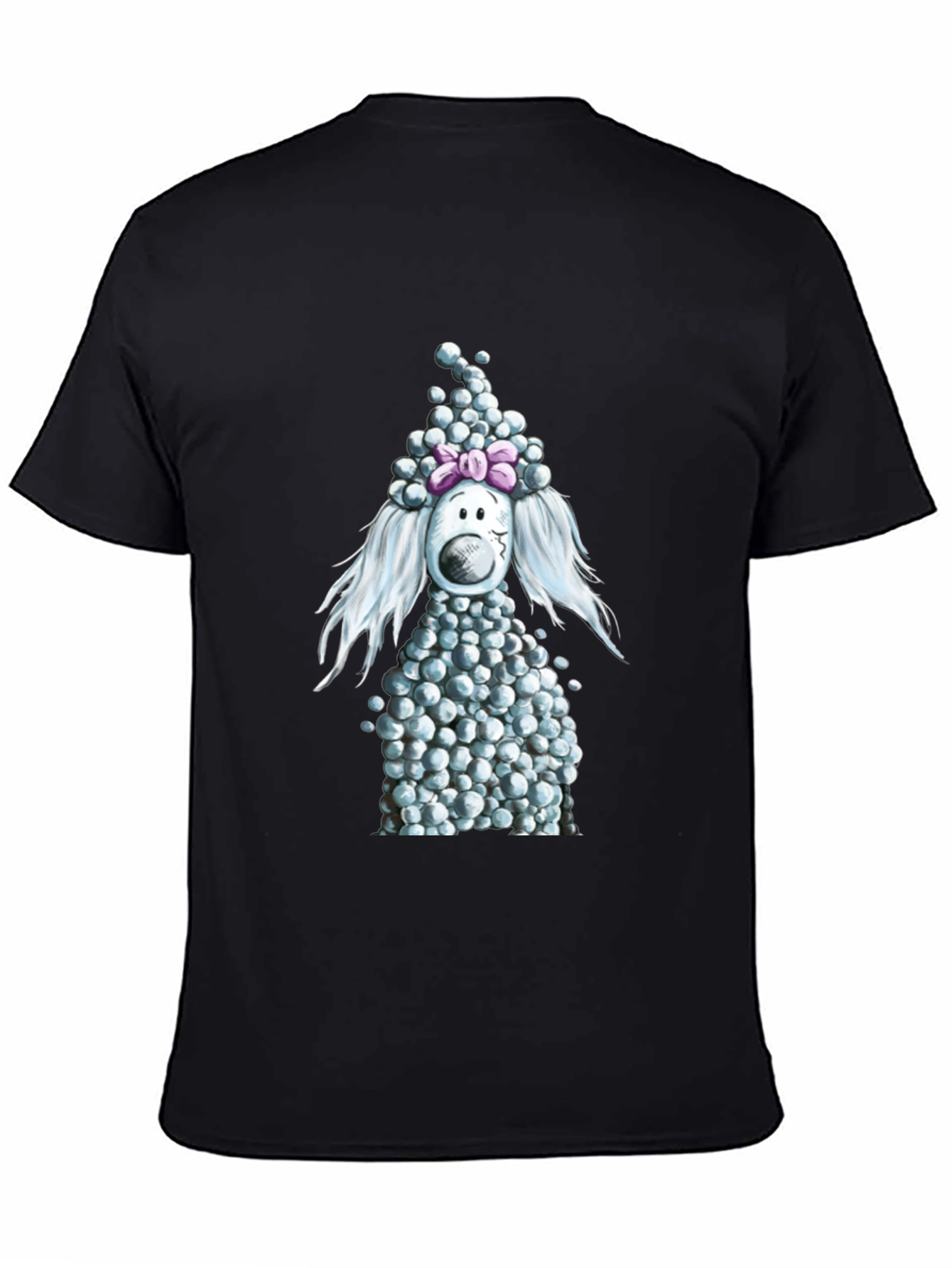 Poodle Bubble T-Shirt - Cute Cartoon Dog Tee