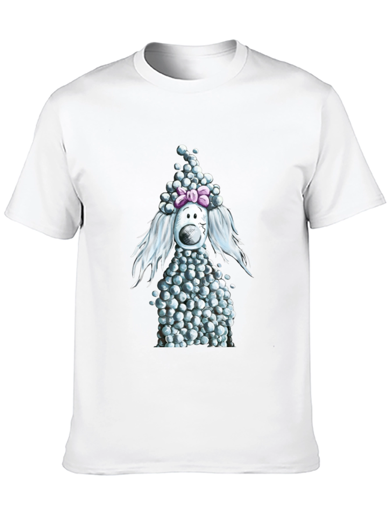 Poodle Bubble T-Shirt - Cute Cartoon Dog Tee