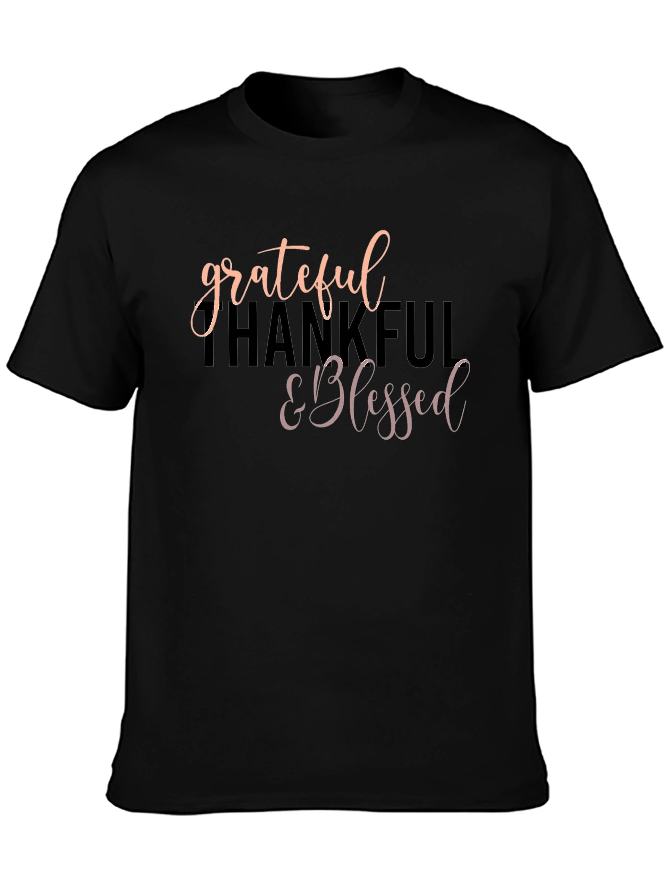Grateful Thankful & Blessed T-Shirt