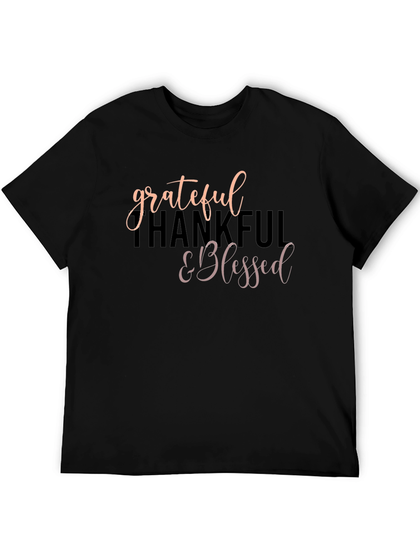 Grateful Thankful & Blessed T-Shirt