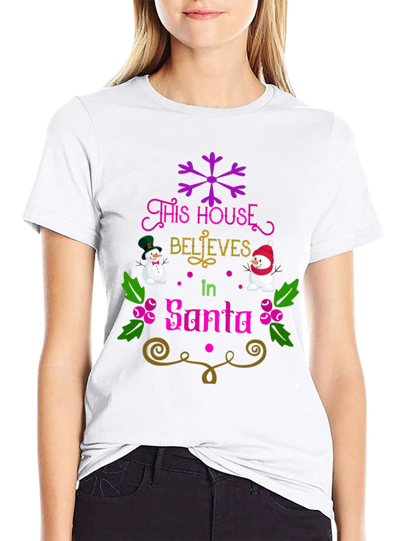 Festive This House Believes Christmas Tee