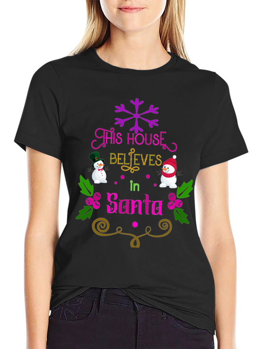 Festive This House Believes Christmas Tee