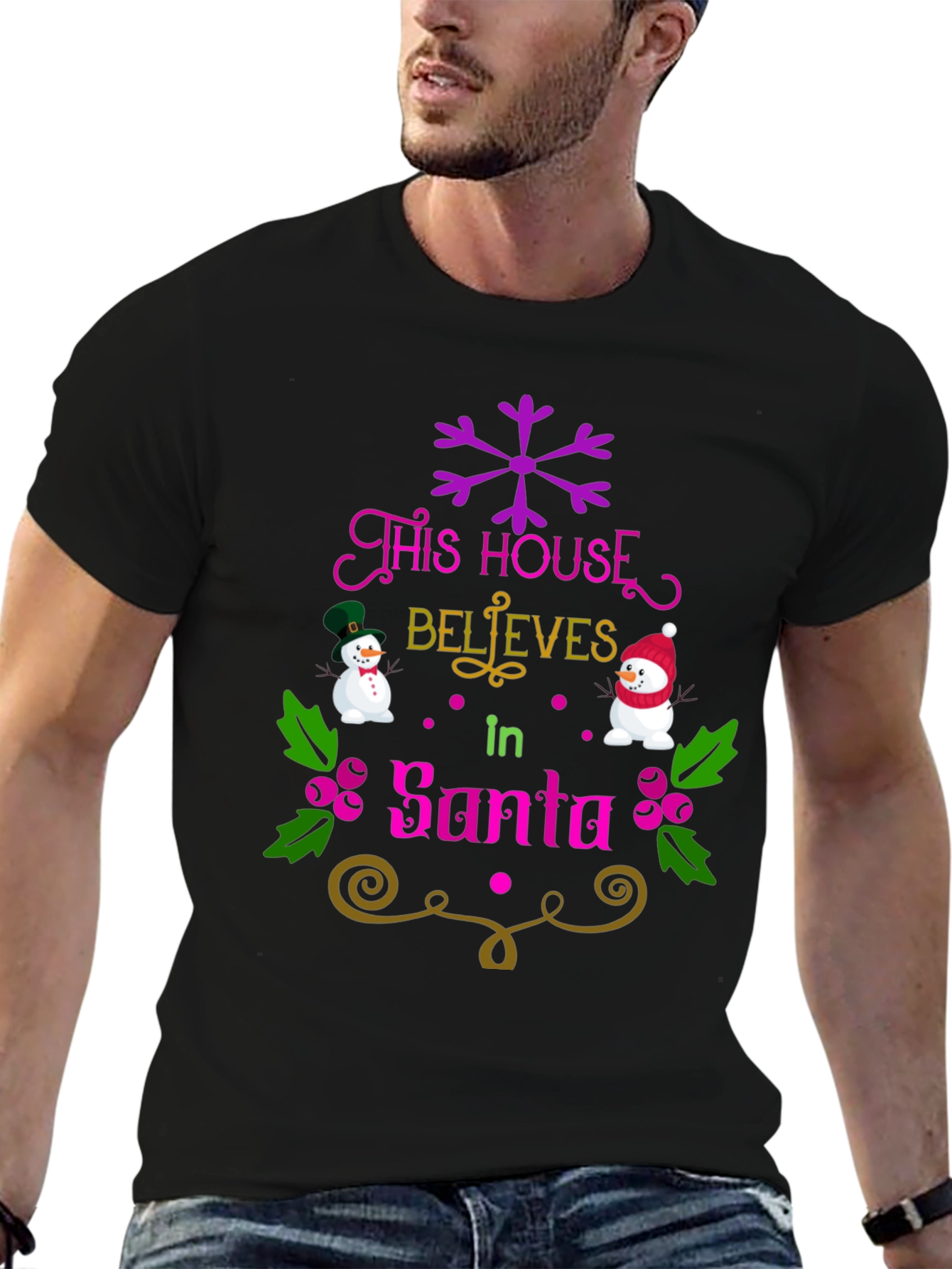 Festive This House Believes Christmas Tee