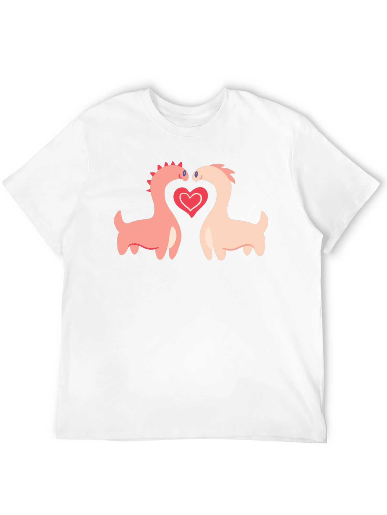 Dino Love Black T-Shirt