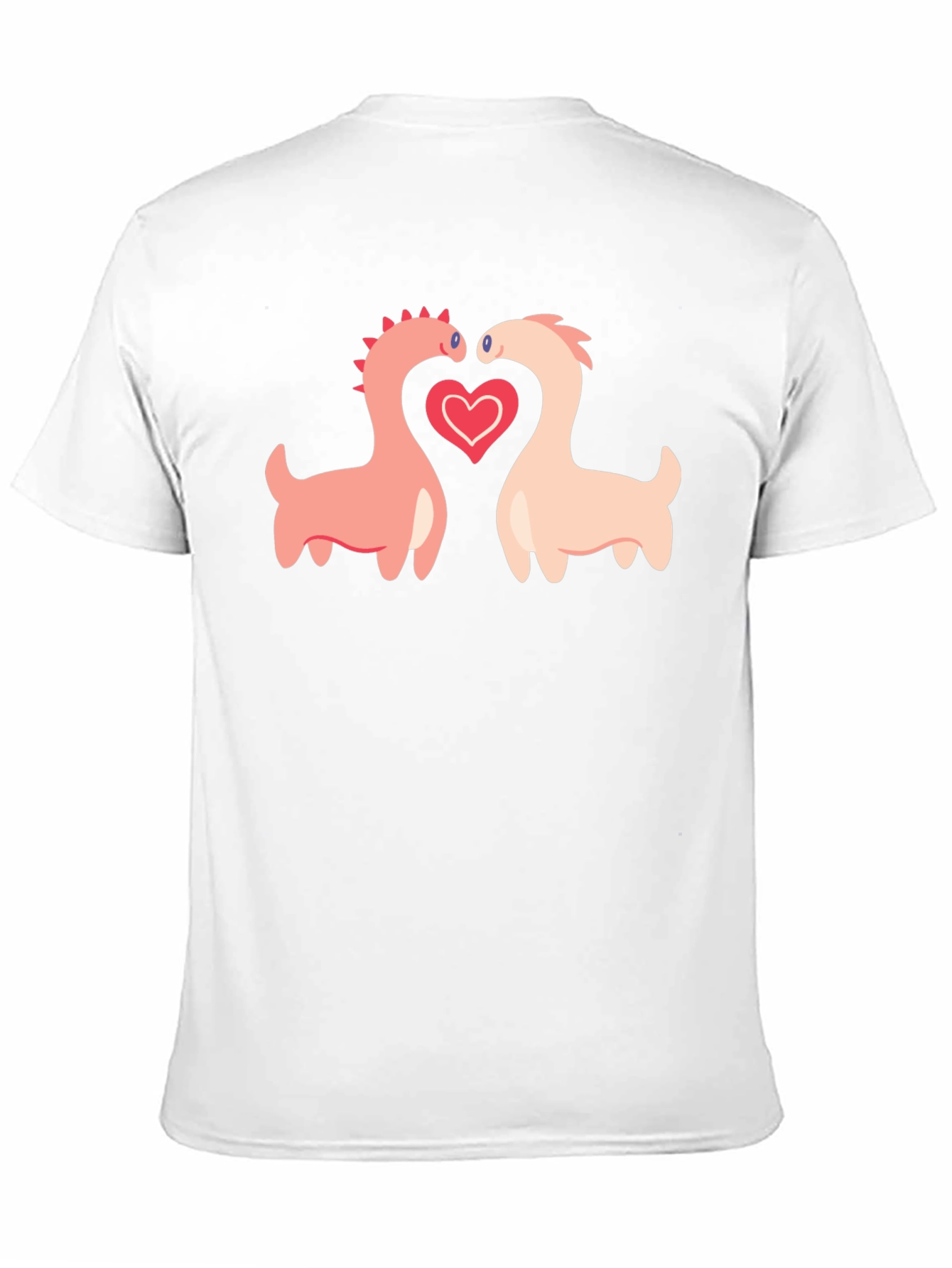 Dino Love Black T-Shirt