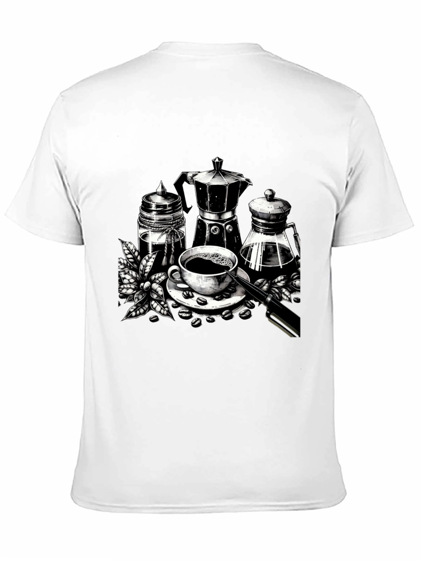Coffee Lover Graphic Tee - Black