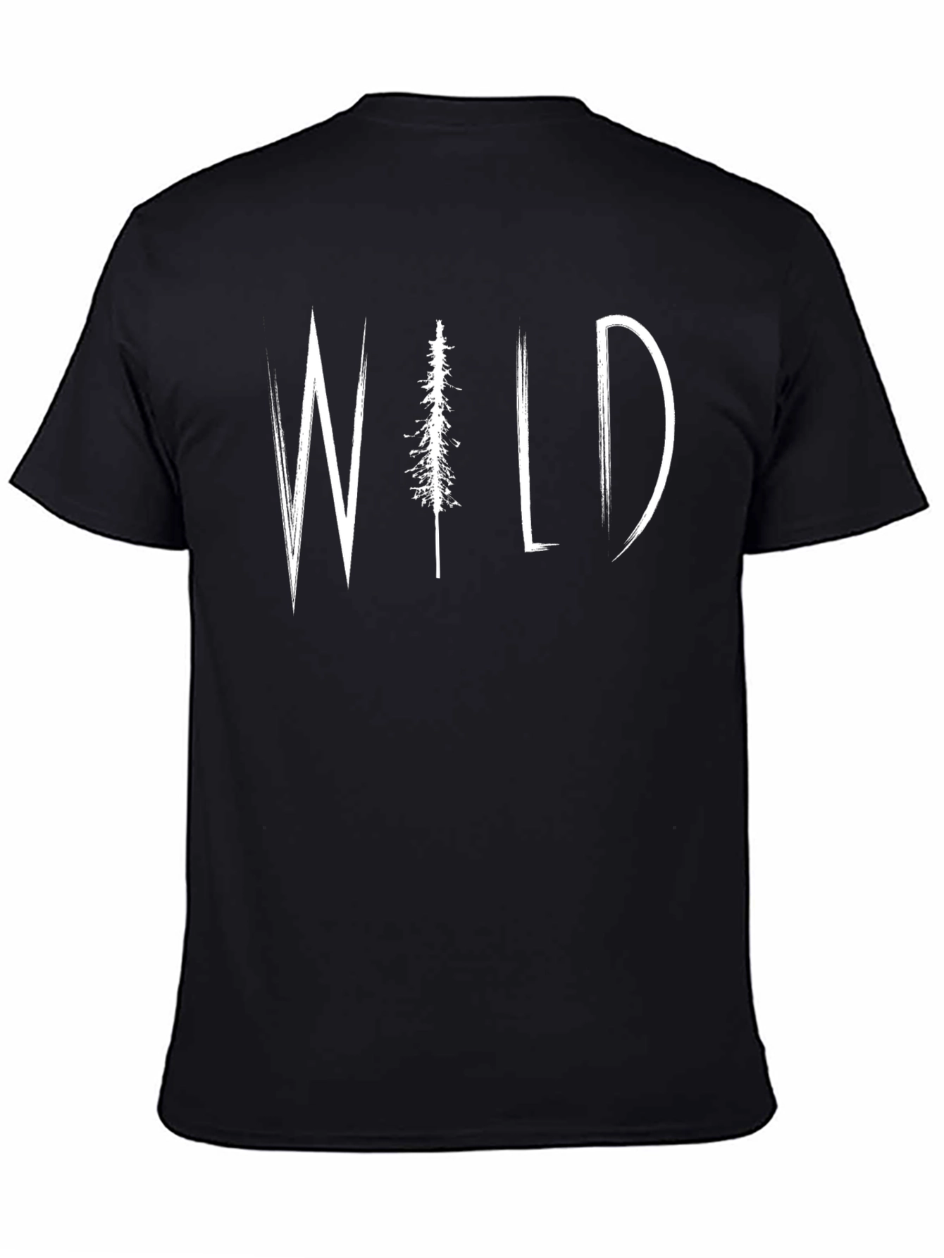Wild Forest Graphic Tee - Black