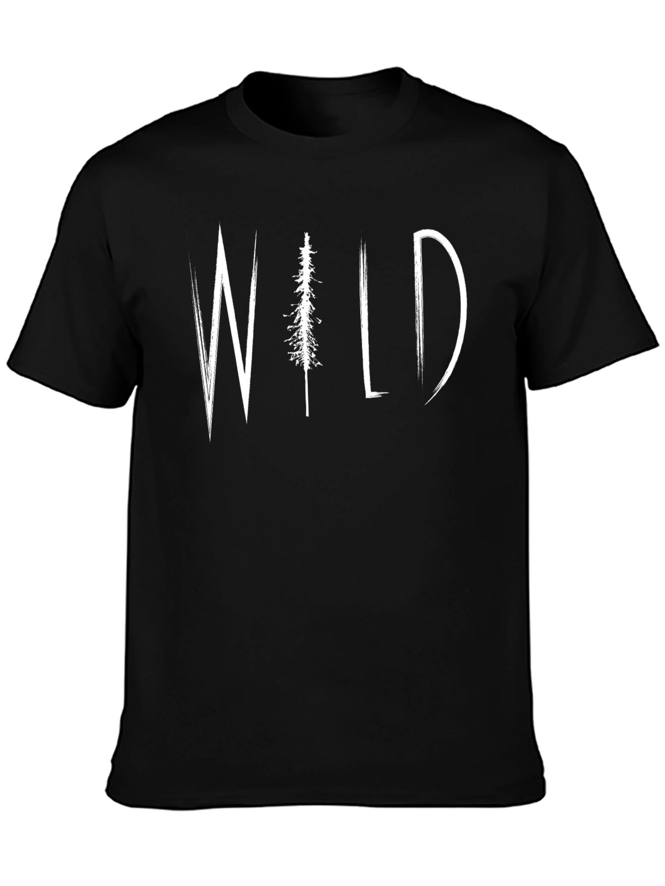 Wild Forest Graphic Tee - Black