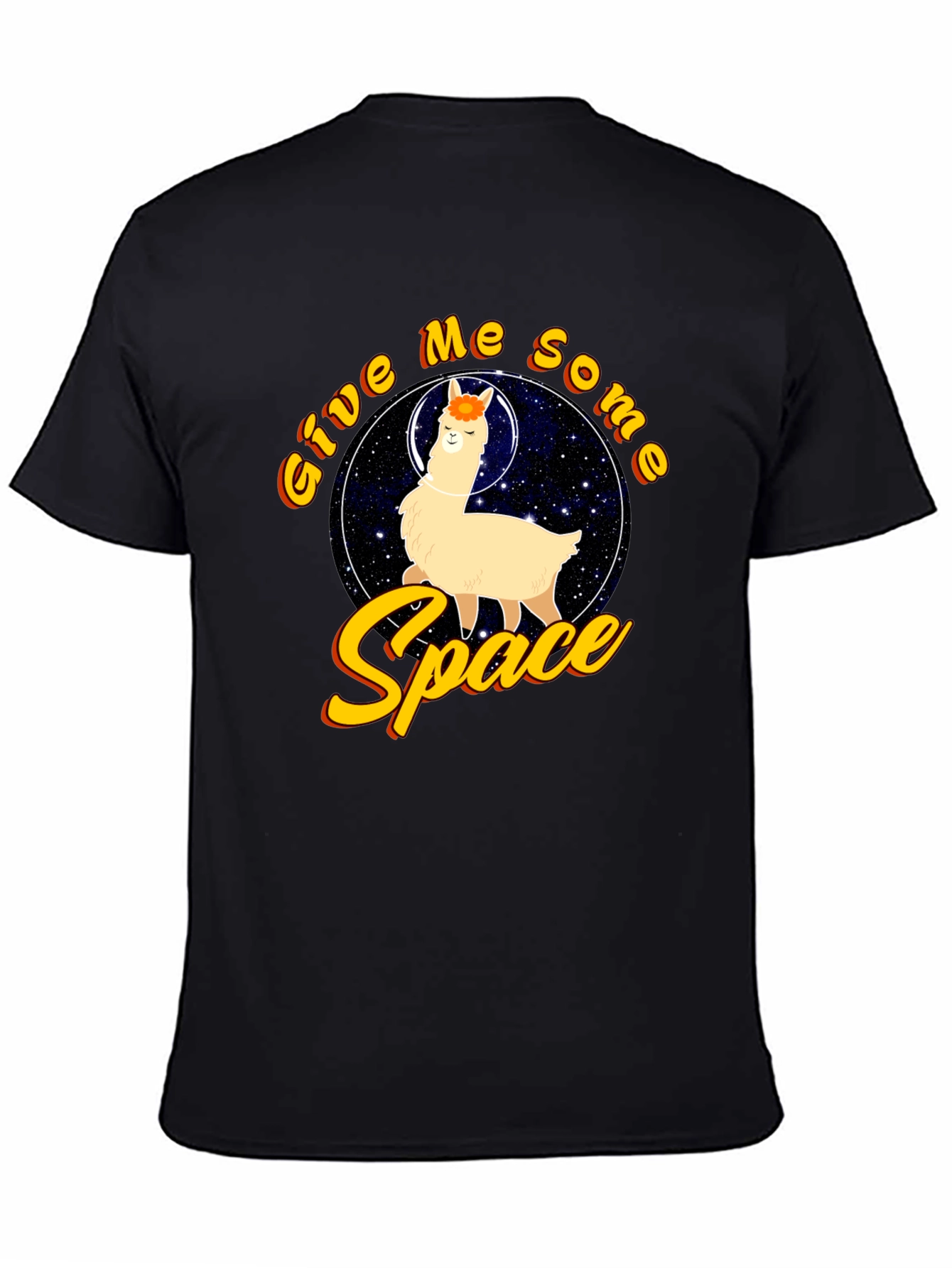 Give Me Some Space Llama Graphic T-Shirt