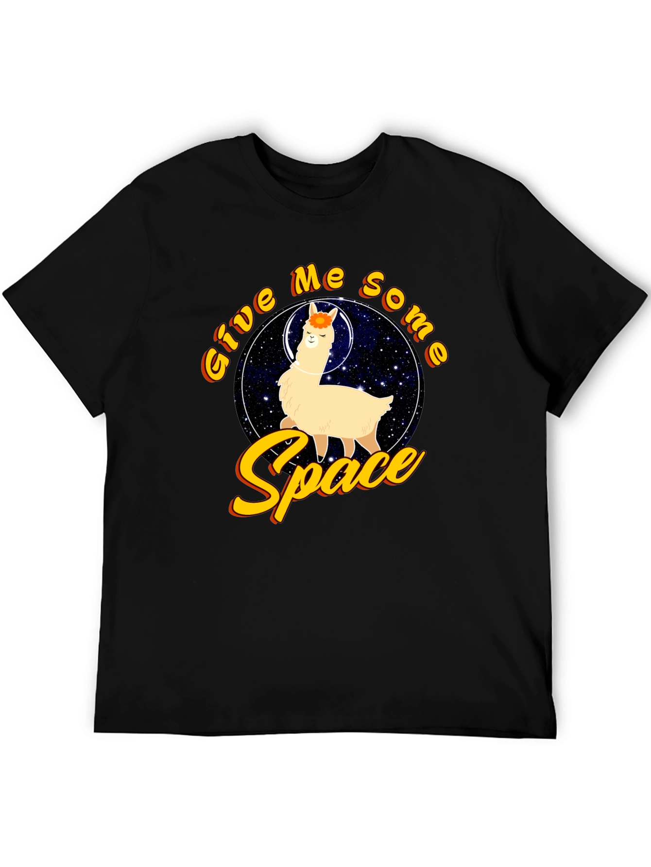 Give Me Some Space Llama Graphic T-Shirt
