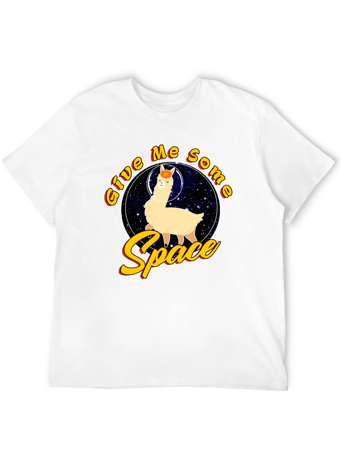 Give Me Some Space Llama Graphic T-Shirt
