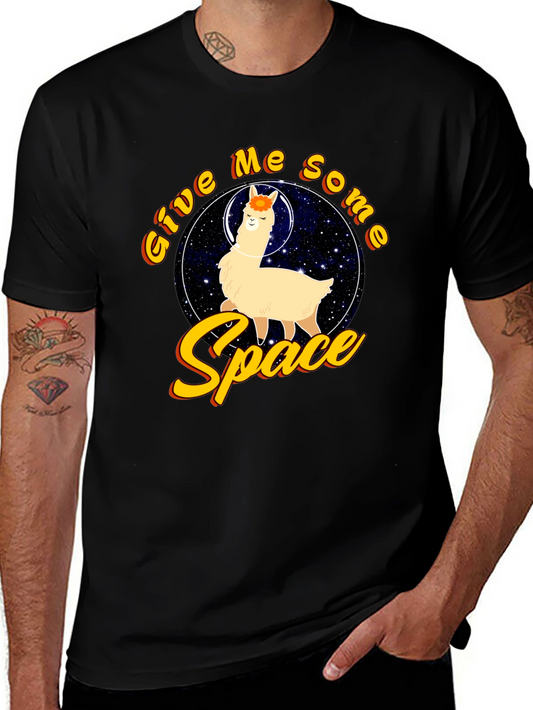 Give Me Some Space Llama Graphic T-Shirt