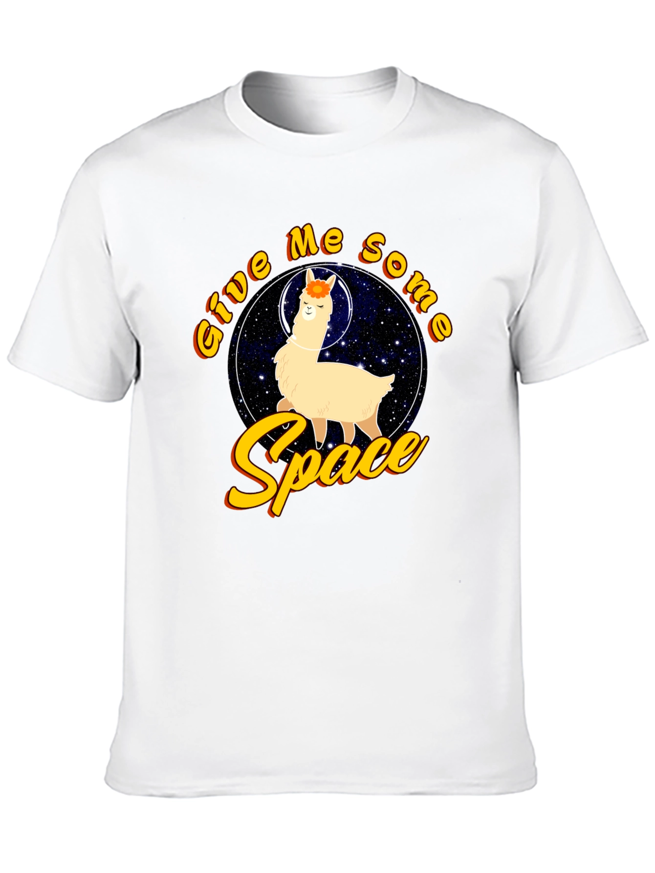 Give Me Some Space Llama Graphic T-Shirt