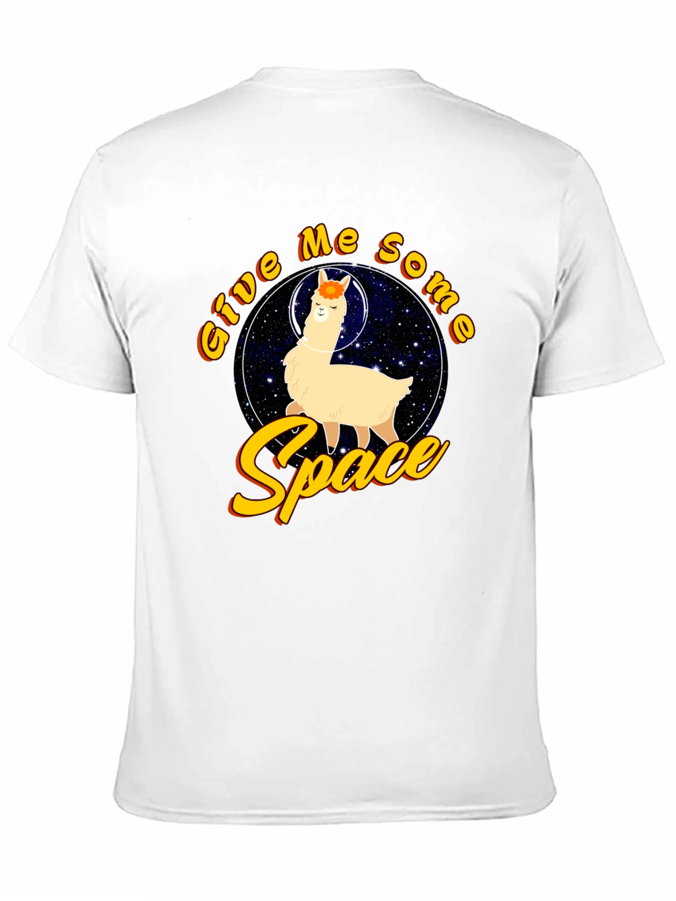 Give Me Some Space Llama Graphic T-Shirt