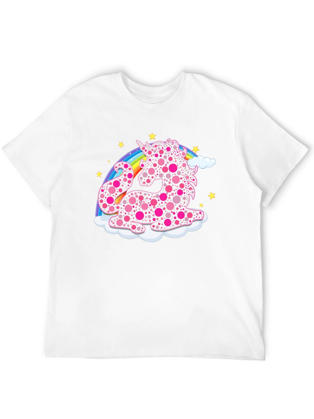 Unicorn Rainbow T-Shirt - Black
