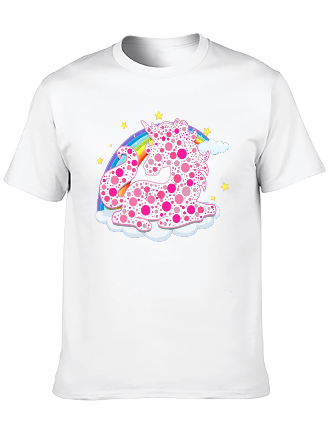 Unicorn Rainbow T-Shirt - Black