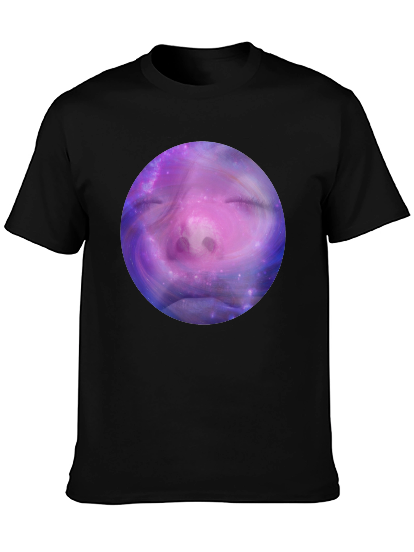 Cosmic Dreamer Graphic Tee - Unisex Black T-Shirt