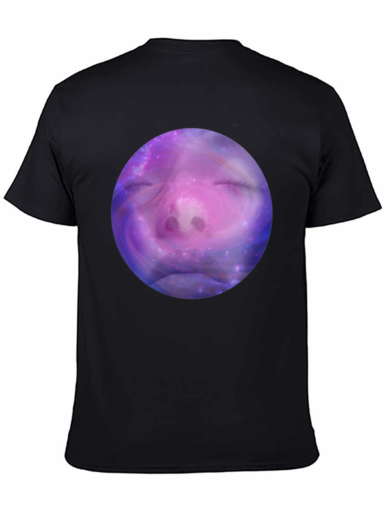Cosmic Dreamer Graphic Tee - Unisex Black T-Shirt